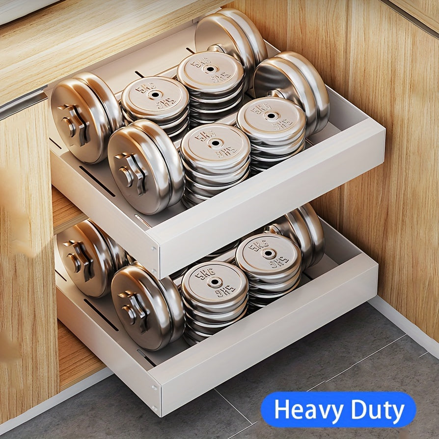 Compact Kitchen Slide Out Storage Shelf