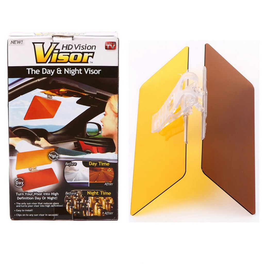 Universal 2-in-1 Car Sun Shade Visor