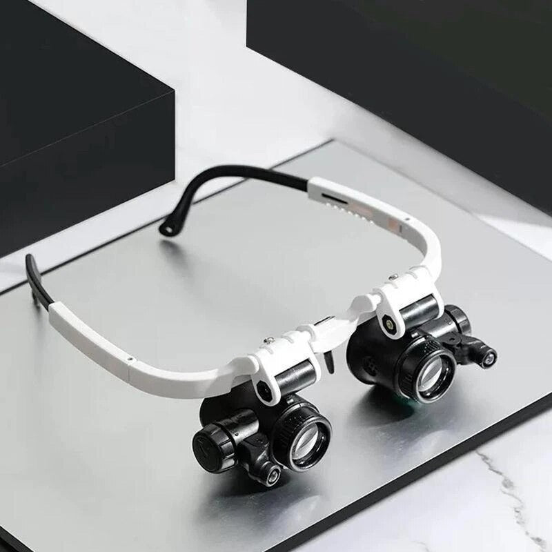 Compact Dual Lens LED Reading Magnifier - Fesara