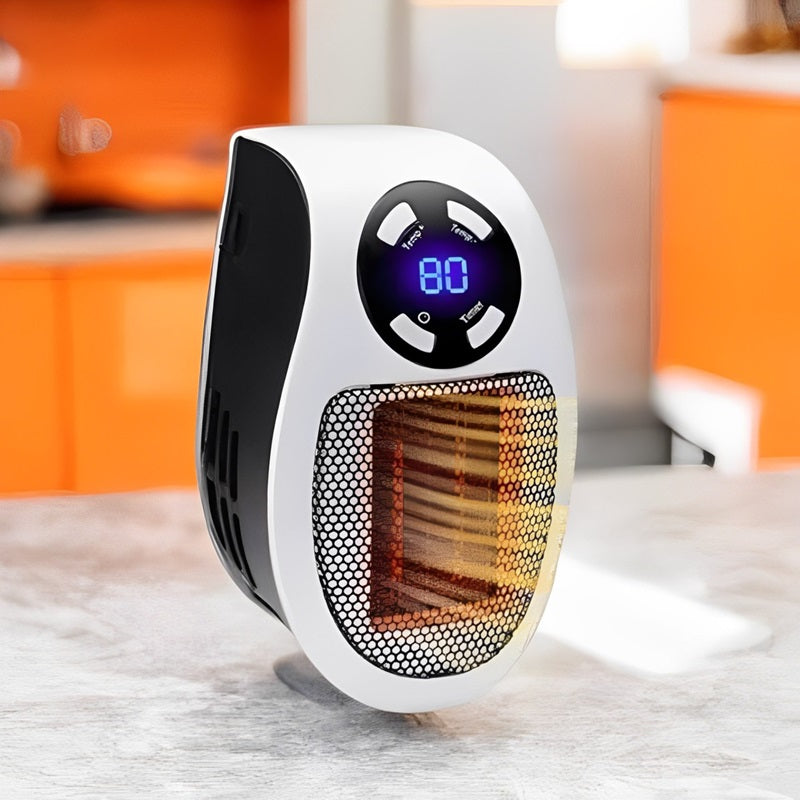 Compact Electric Space Heater with Digital Display - Fesara