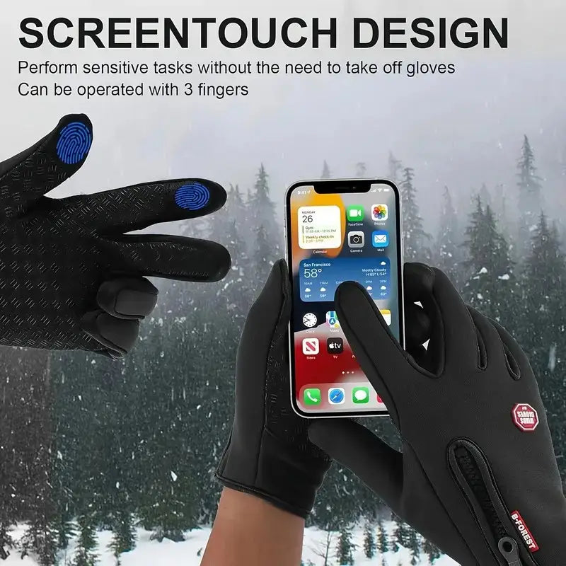 Warm Insulated Winter Sports Gloves for Men Women