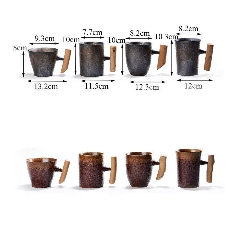Vintage Style Ceramic Coffee Mug