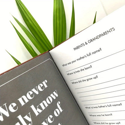 Personalized Family History Keepsake Journal