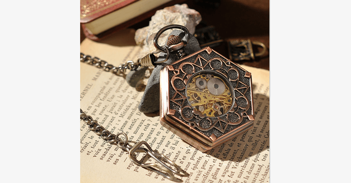 Classic Mechanical Pocket Watch - Timeless Elegant Style