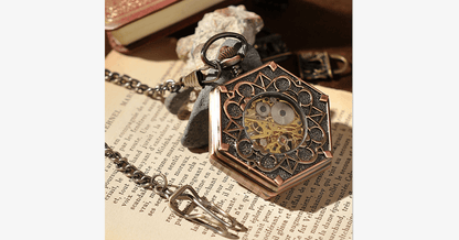 Classic Mechanical Pocket Watch - Timeless Elegant Style