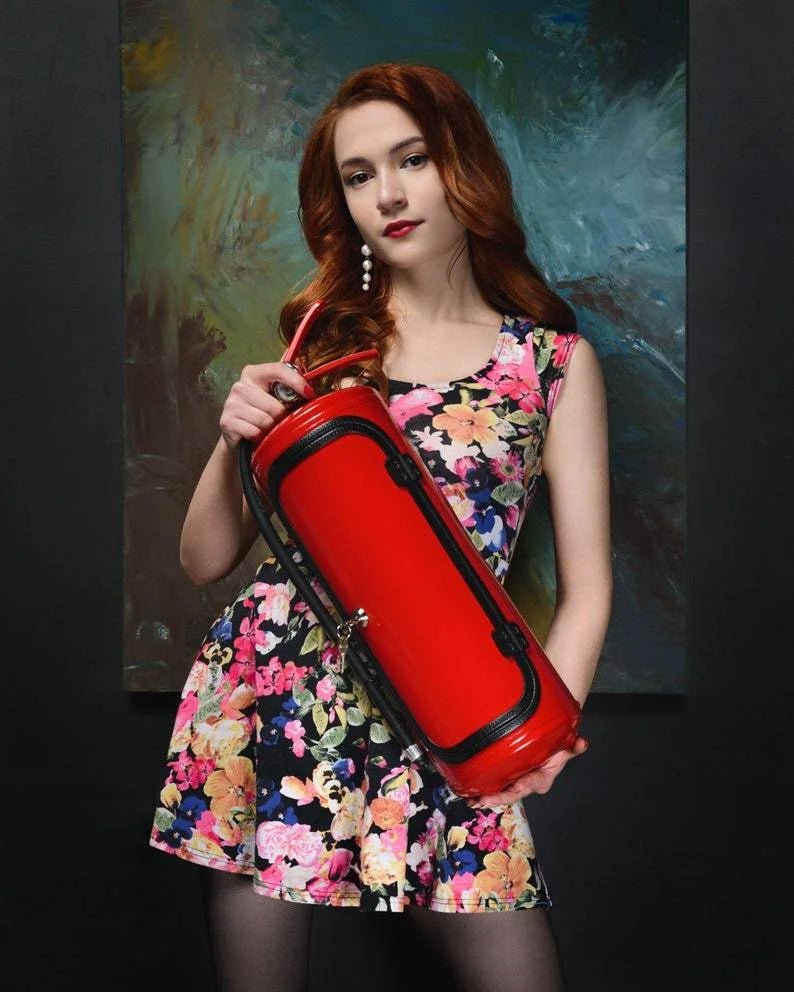 Covert Drink Container in Fire Extinguisher Style