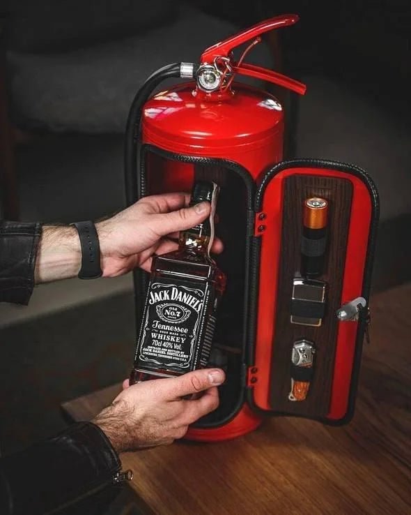 Covert Drink Container in Fire Extinguisher Style
