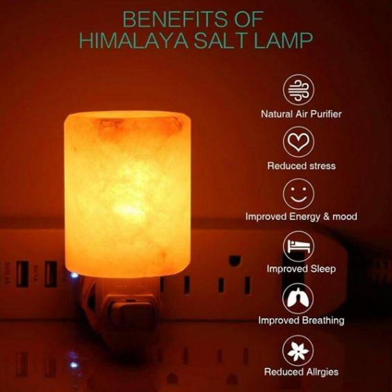 Natural Himalayan Salt Lamp for Air Purification