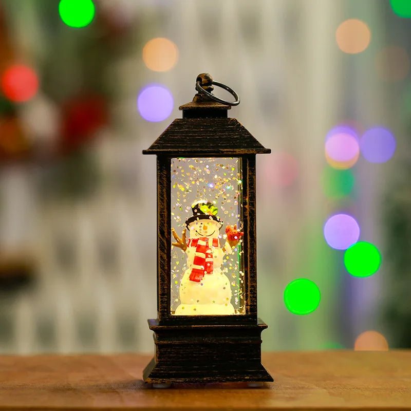 Traditional Christmas Globe Table Lamp