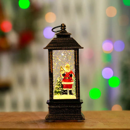Traditional Christmas Globe Table Lamp