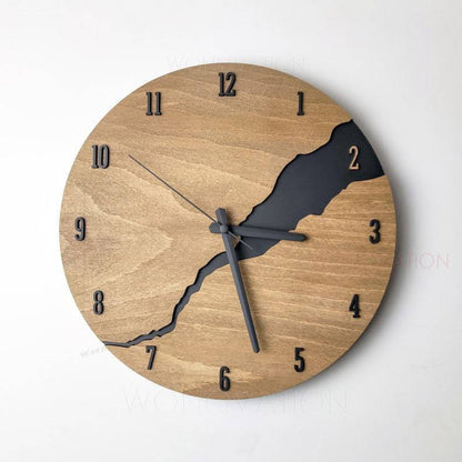 Elegant Wooden Wall Clock - Fesara