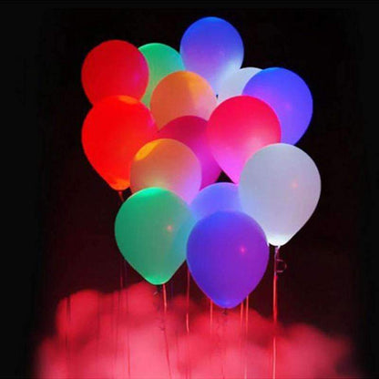 Colorful LED Party Balloons 15 Pack