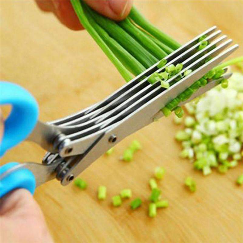 Premium Kitchen Scissors - Sharp 5-in-1 Stainless Steel Shears - Fesara