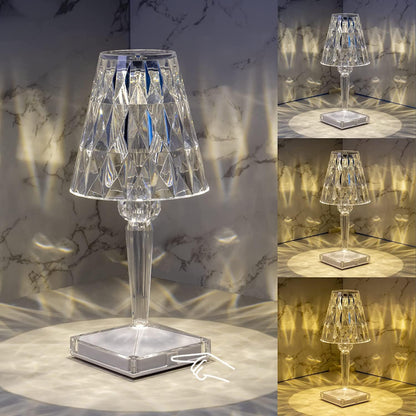 Luxury Crystal LED Desk Lamp - Fesara