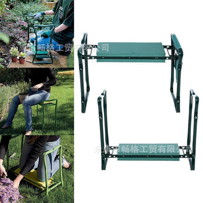 Portable Garden Kneeling Bench with Cushion