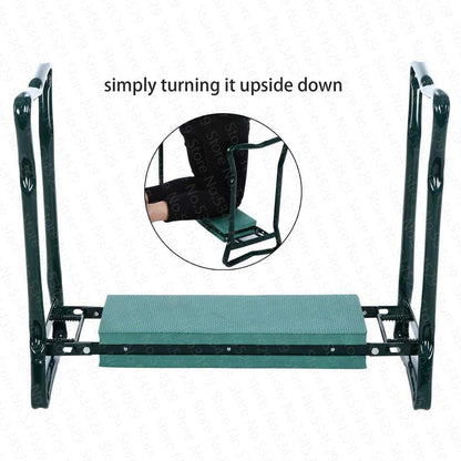 Portable Garden Kneeling Bench with Cushion