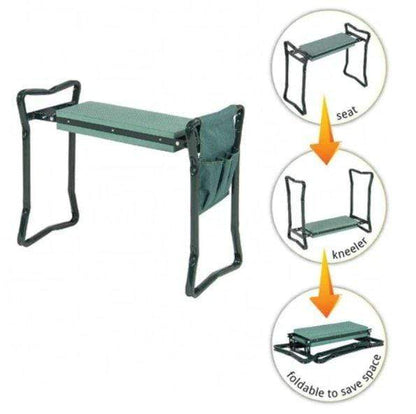 Portable Garden Kneeling Bench with Cushion
