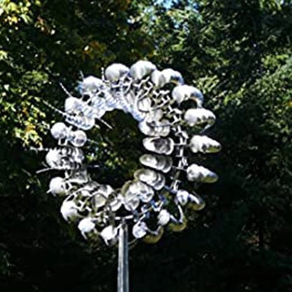 Decorative Metal Windmill Sculpture