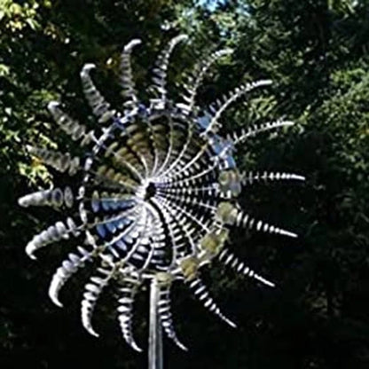 Decorative Metal Windmill Sculpture