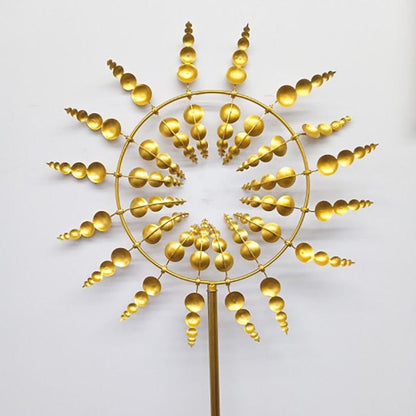 Decorative Metal Windmill Sculpture