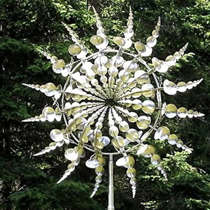 Decorative Metal Windmill Sculpture - Fesara
