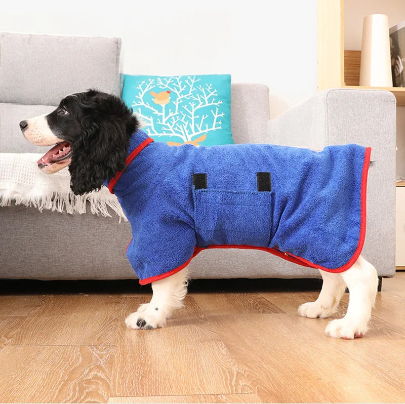 Soft Dog Bath Robe for Pets - Fesara