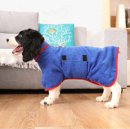 Soft Dog Bath Robe for Pets - Fesara