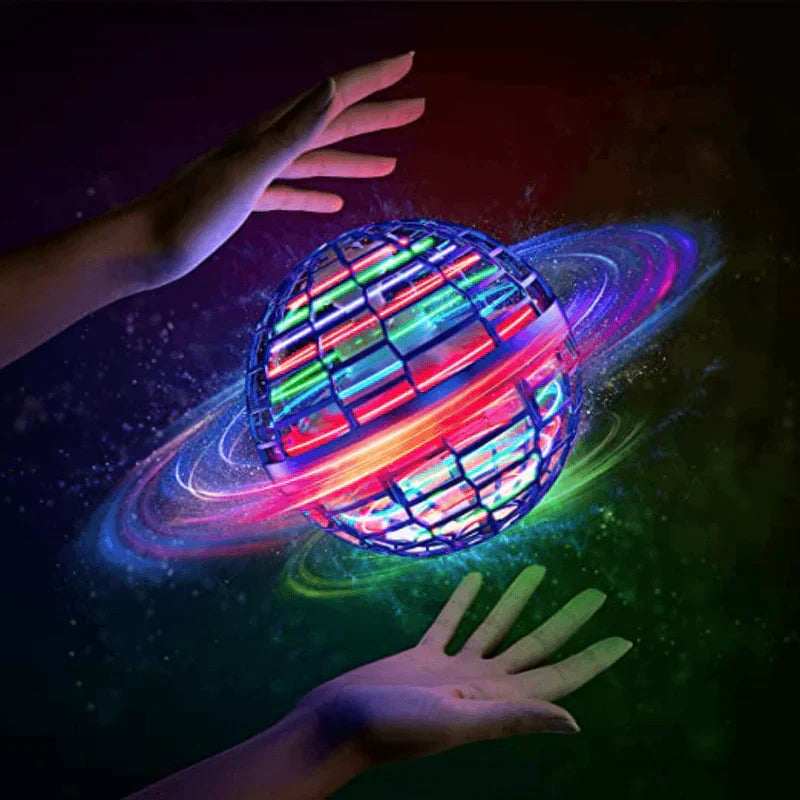 Colorful LED Spinning Ball Toy