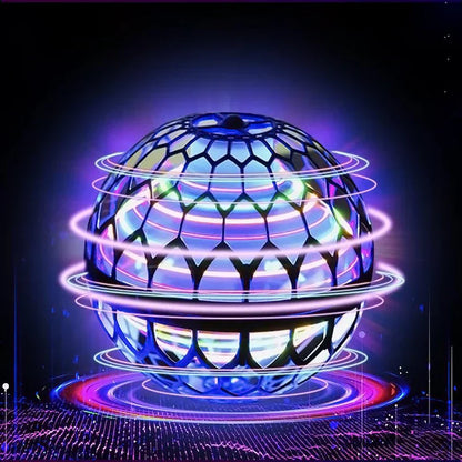 Colorful LED Spinning Ball Toy