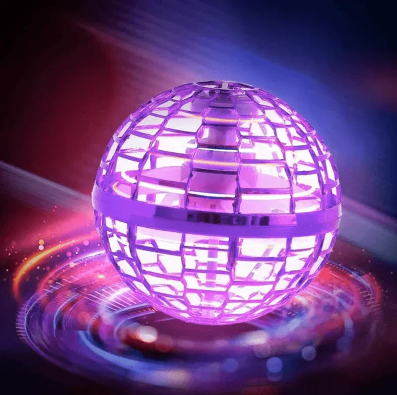 Colorful LED Spinning Ball Toy