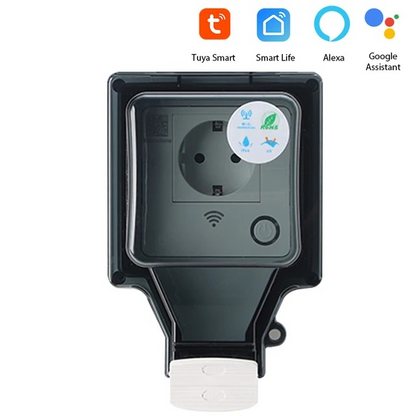 Wireless Outdoor Plug - Waterproof Smart Socket with WiFi Control