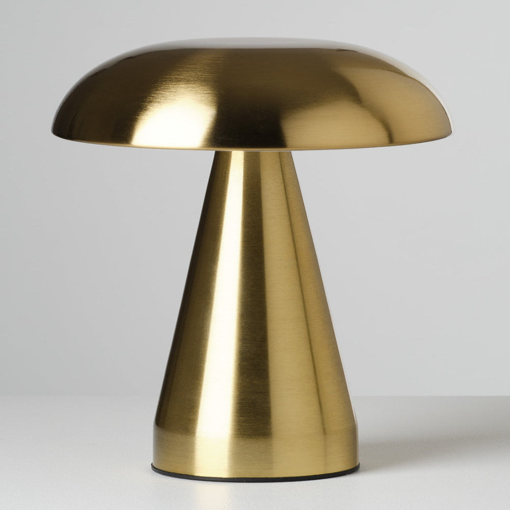 Contemporary Portable Battery Mushroom Table Lamp