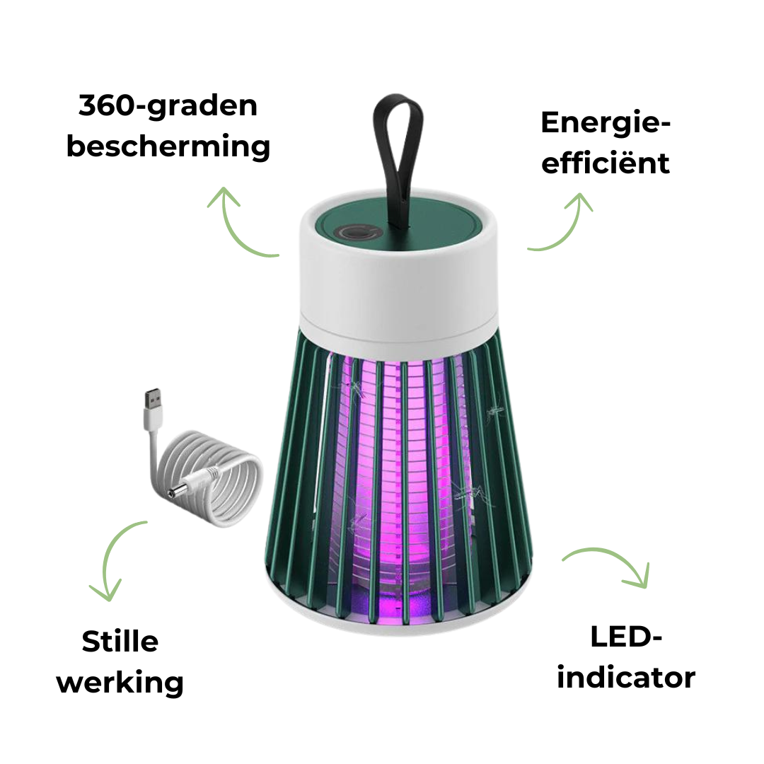 Portable Outdoor LED Lantern with Bug Shield and USB