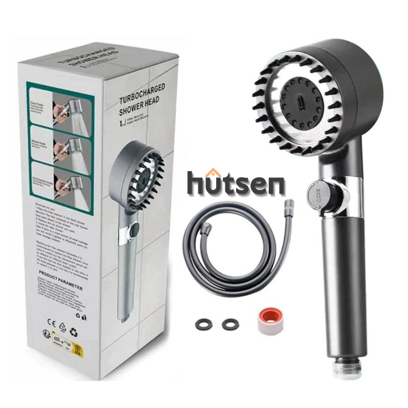 Relaxing 4-in-1 Spa Showerhead for Skin and Mind