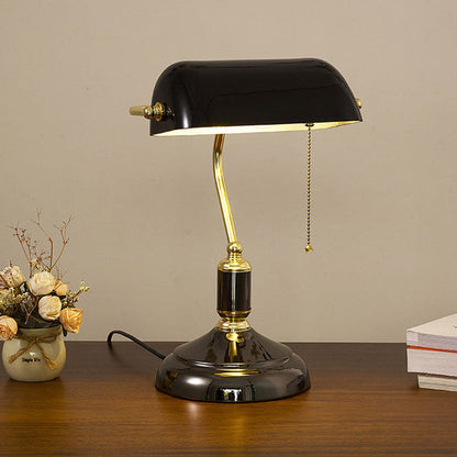 Elegant Clear Glass Desk Lamp