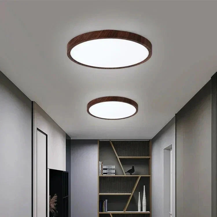 Stylish Round Ceiling Light with Adjustable LED