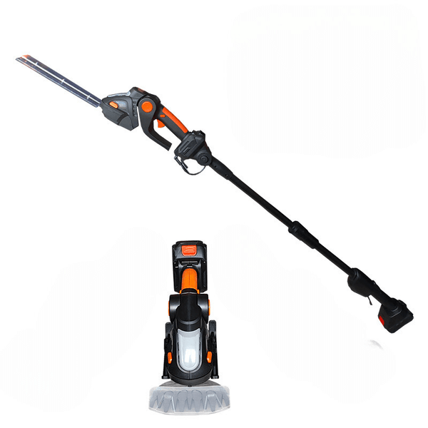 Compact 4-in-1 Long Reach Hedge Cutter for Garden Shrubs