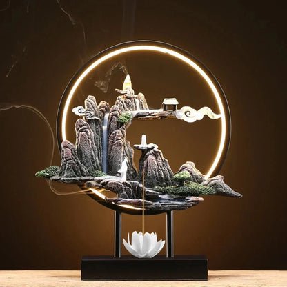 Fesara | Incense Lamp with Serene Nature Scene