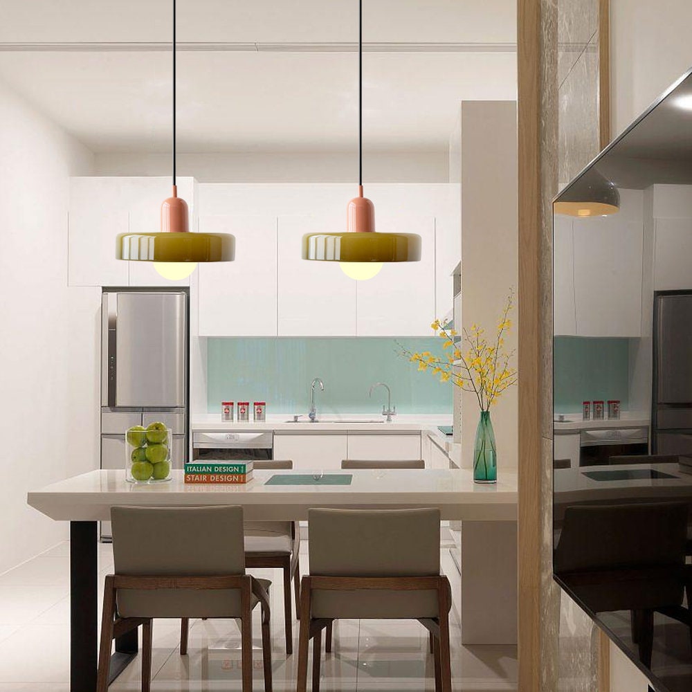Stylish Glass Pendant Light Fixture