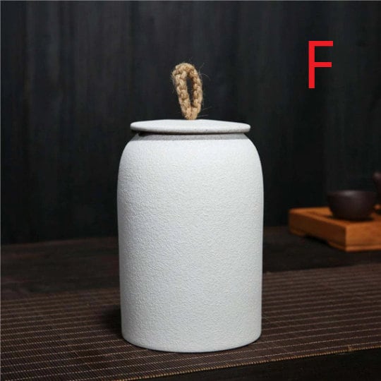 Airtight Ceramic Coffee Storage Jar - Fesara