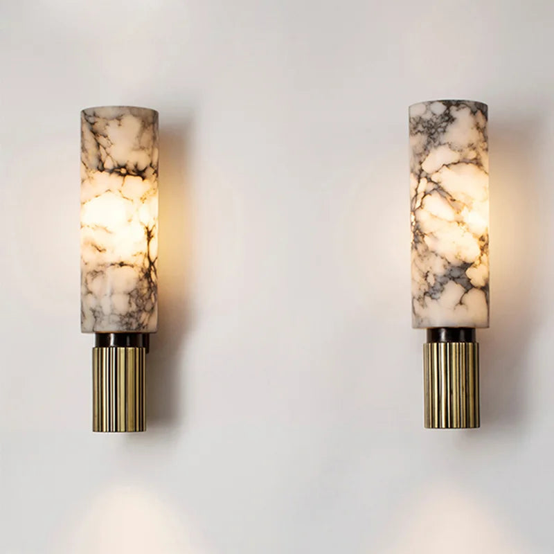 Glowing Marble Wall Decor - Luxury Home Accent - Fesara