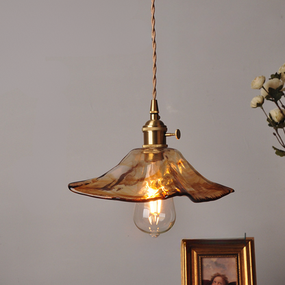 Classic Floral Hanging Lamp Fixture
