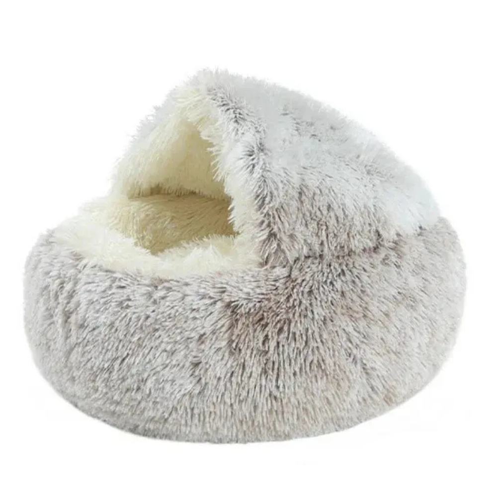Cozy Pet Plush Dog Hut Bed