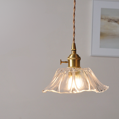 Classic Floral Hanging Lamp Fixture