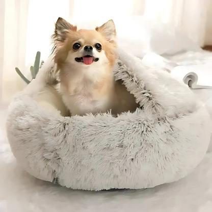 Cozy Pet Plush Dog Hut Bed