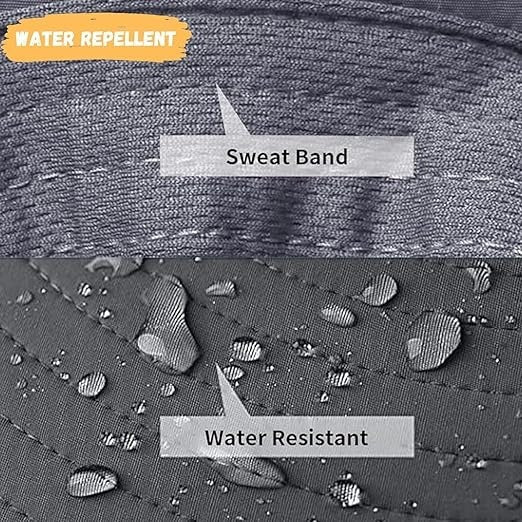 Cooling Solar Powered Sun Hat for Men with Dual Fans
