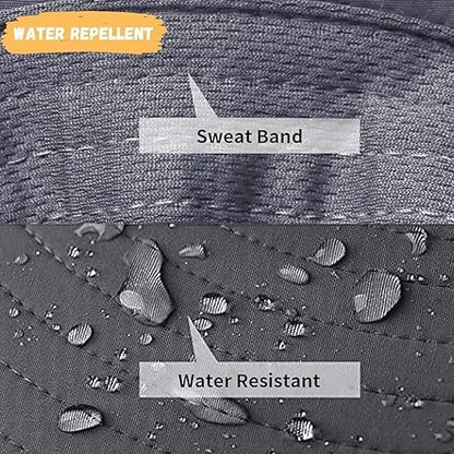 Cooling Solar Powered Sun Hat for Men with Dual Fans