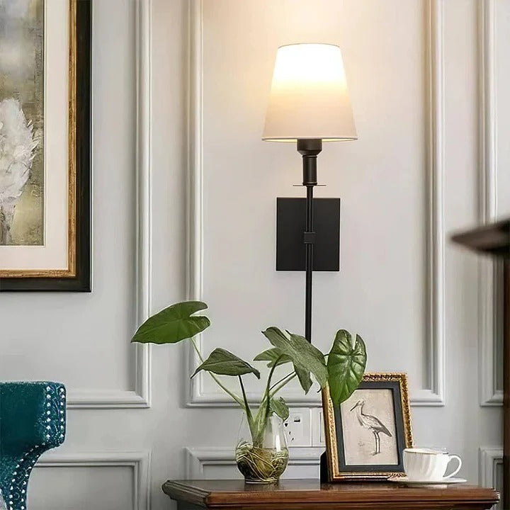 Battery Powered Wireless Wall Lamp Set of 2