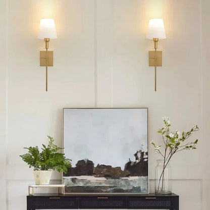Battery Powered Wireless Wall Lamp Set of 2