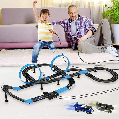 Fun Kids Electric Racing Track Playset Toy Set